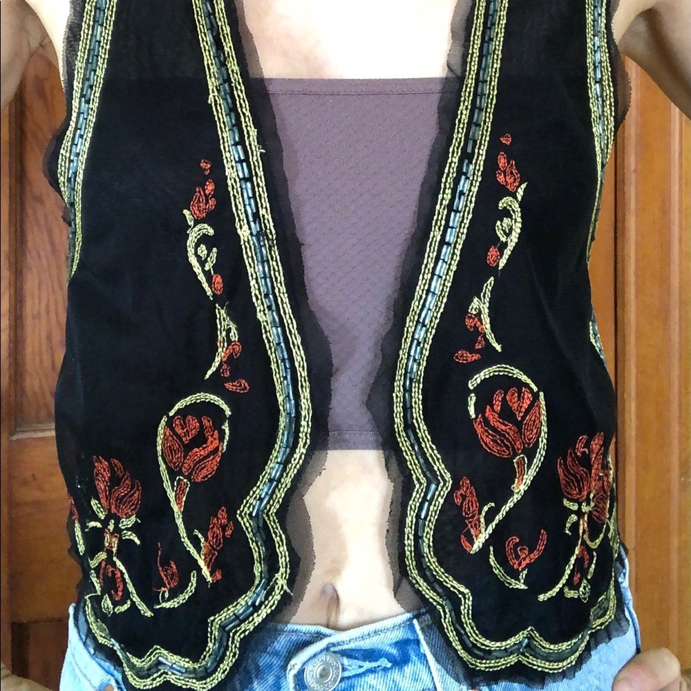 Embroiled vest